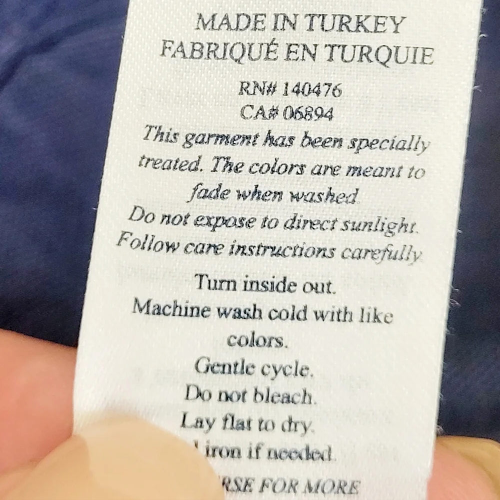 FAHERTY Arlie Day Shorts Faded Navy Linen Blend Large - Picture 10 of 12